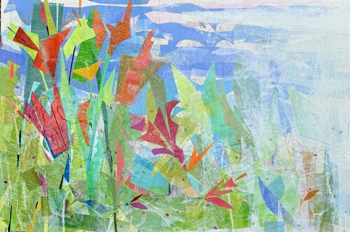 Sky Garden par Kathy Dunaway, Peinture en vente sur Singulart