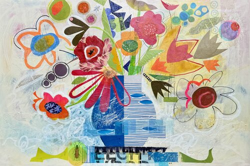 Arrangement for Optimists by Kathy Dunaway, Painting for Sale on Singulart