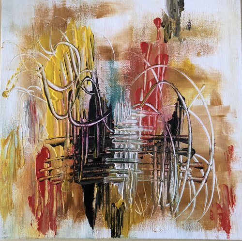 “INTERSEZIONE DELL’ANIMA “ van Marisa Comparin, Schilderij te koop op Singulart
