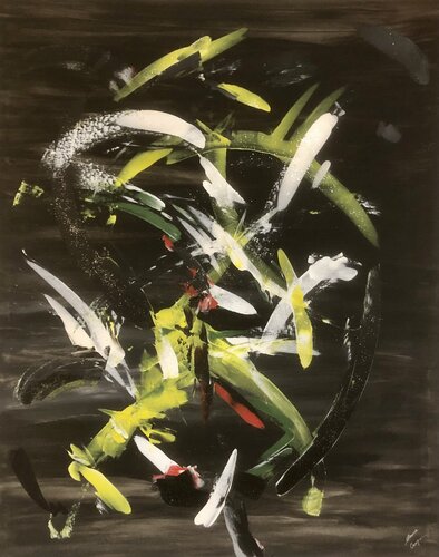 VAGARE NELLO SPAZIO di Marisa Comparin, Pittura in vendita su Singulart