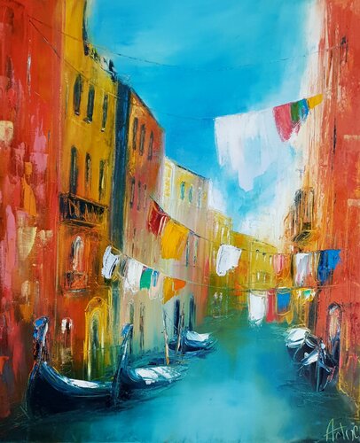 Du vent dans les linges van Artize, Schilderij te koop op Singulart