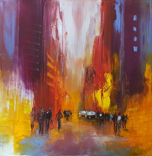 Purple di Artize, Pittura in vendita su Singulart
