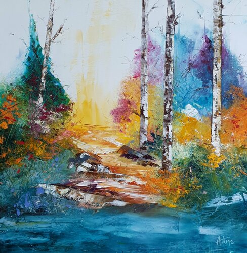On m'attend là-bas by Artize, Painting for Sale on Singulart