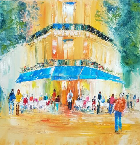 Les parisiens, les parisiennes by Artize, Painting for Sale on Singulart
