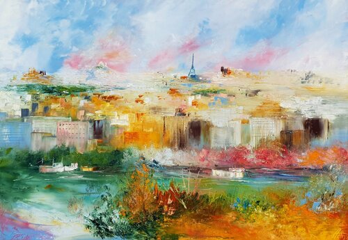 La Seine by Artize, Painting for Sale on Singulart