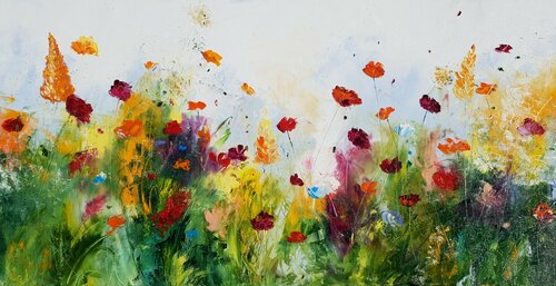 Le champ de fleurs di Artize, Pittura in vendita su Singulart