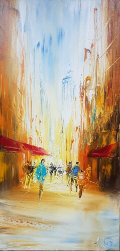 Les stores rouges di Artize, Pittura in vendita su Singulart