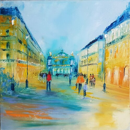 Un soir à l'opéra di Artize, Pittura in vendita su Singulart