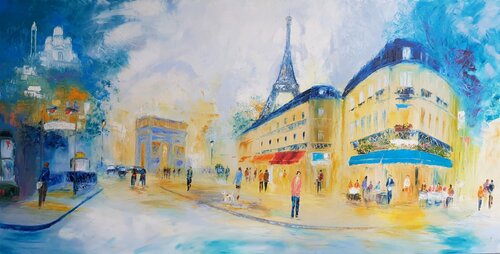 Poésie parisienne by Artize, Painting for Sale on Singulart