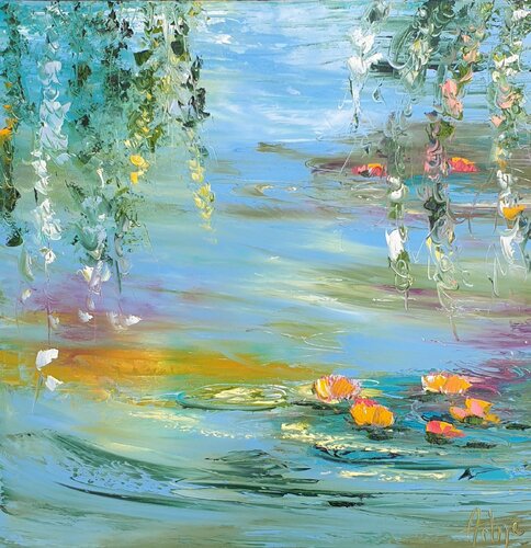 L'étang di Artize, Pittura in vendita su Singulart
