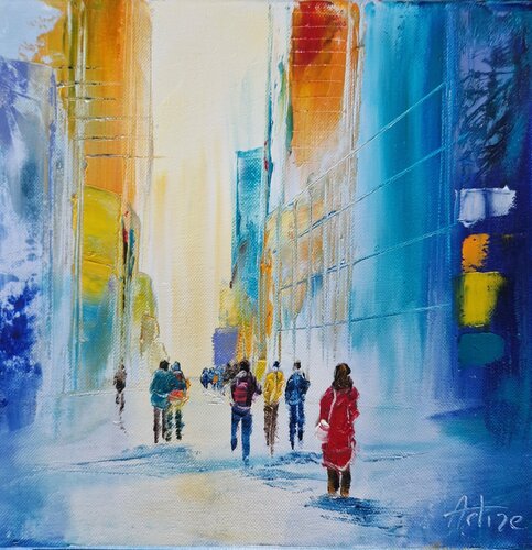 La dame rouge di Artize, Pittura in vendita su Singulart