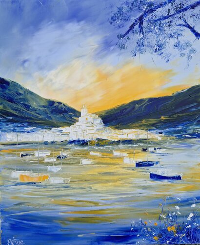 Un petit port catalan by Artize, Painting for Sale on Singulart