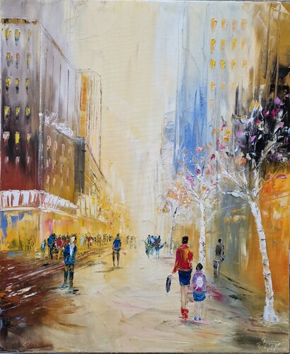 Lumière dorée by Artize, Painting for Sale on Singulart