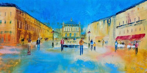 Un soir à l'opéra by Artize, Painting for Sale on Singulart