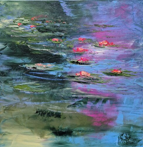Nénuphars by Artize, Painting for Sale on Singulart