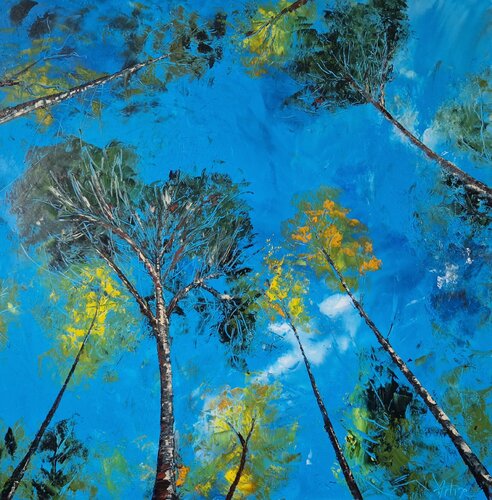 Les arbres, le miroir de l'âme by Artize, Painting for Sale on Singulart