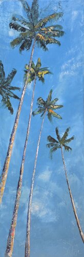 Les palmiers by Artize, Painting for Sale on Singulart