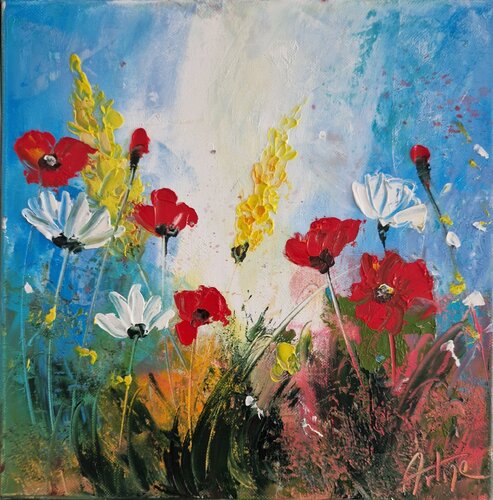 Floraison di Artize, Pittura in vendita su Singulart