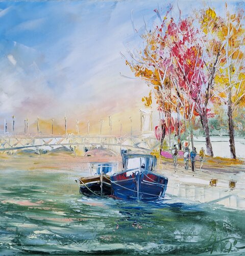 La Seine di Artize, Pittura in vendita su Singulart