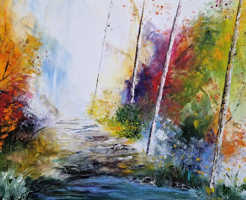 A travers les chemins di Artize, Pittura in vendita su Singulart