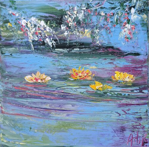 L'étang mauve de Artize, Pintura a la venta en Singulart