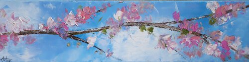 Une branche de pommier by Artize, Painting for Sale on Singulart