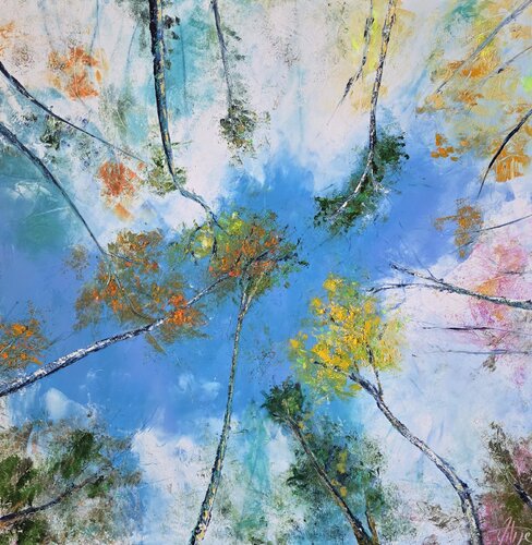 A travers le ciel von Artize, Malerei kaufen auf Singulart