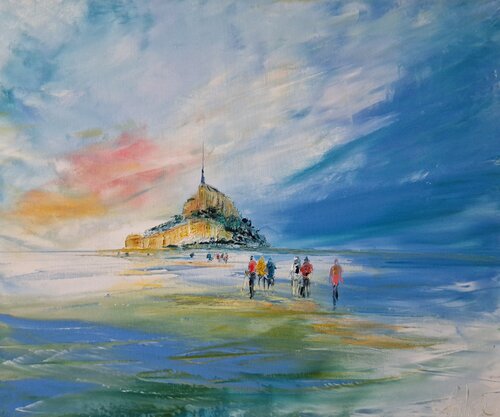 Dans la lumière du soir par Artize, Peinture en vente sur Singulart