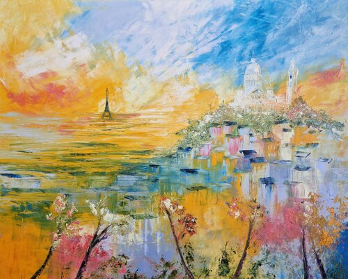 Au cœur de Paris by Artize, Painting for Sale on Singulart