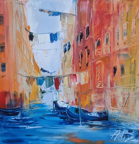 Le linge by Artize, Painting for Sale on Singulart