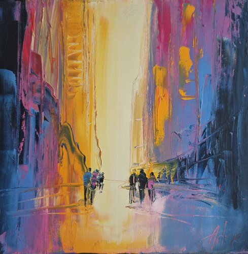 Fin de journée di Artize, Pittura in vendita su Singulart