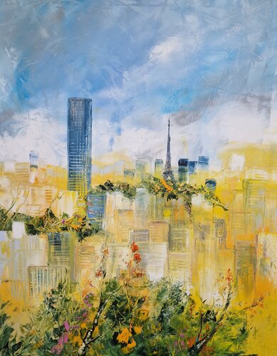 L'envolée parisienne by Artize, Painting for Sale on Singulart