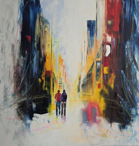 A travers la vitre by Artize, Painting for Sale on Singulart