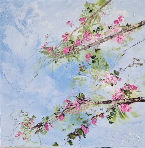 Fleurs de pommier by Artize, Painting for Sale on Singulart