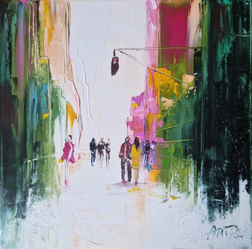 La rencontre du printemps by Artize, Painting for Sale on Singulart