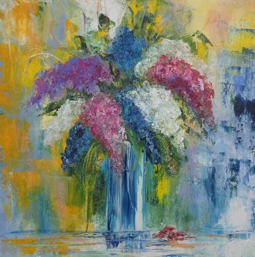 Le bouquet de lilas von Artize, Malerei kaufen auf Singulart