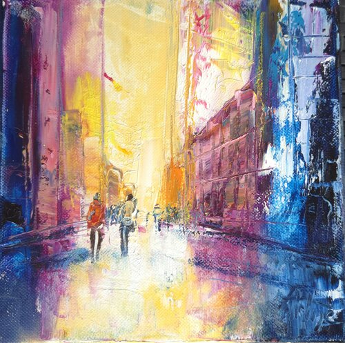 Ville par Artize, Peinture en vente sur Singulart