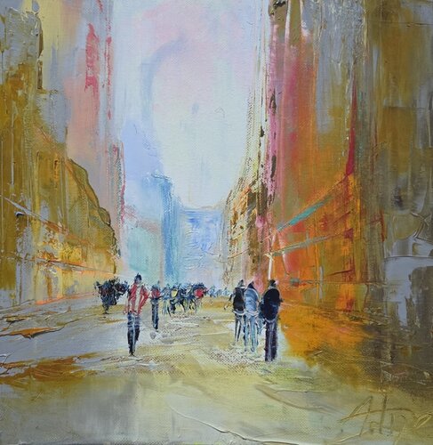 Ambiance urbaine by Artize, Painting for Sale on Singulart