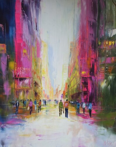 Fuchsia by Artize, Painting for Sale on Singulart