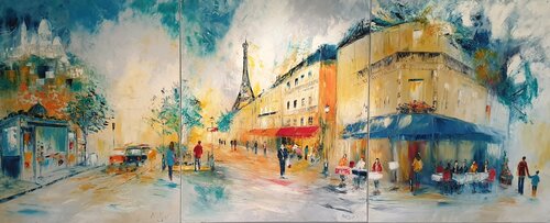 Sous le ciel de Paris by Artize, Painting for Sale on Singulart