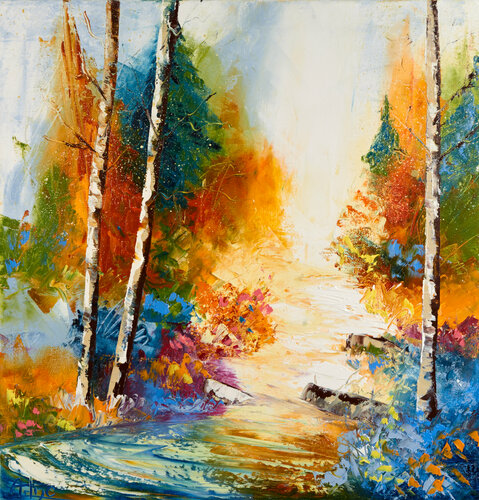 Le printemps est revenu by Artize, Painting for Sale on Singulart
