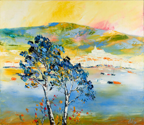 Un coin de Paradis by Artize, Painting for Sale on Singulart