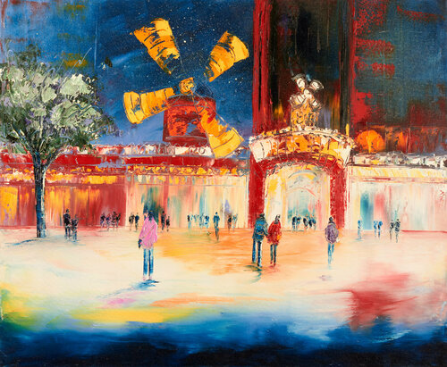 Ce soir, on sort ! by Artize, Painting for Sale on Singulart