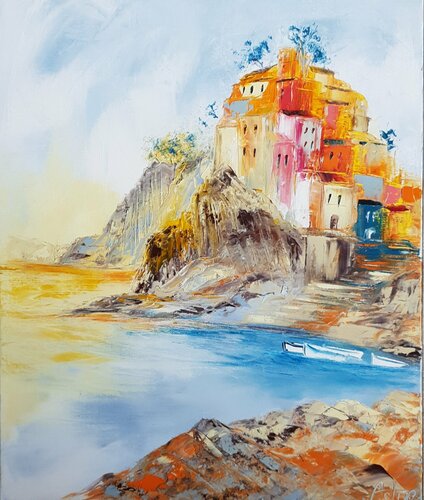 Sur le rocher by Artize, Painting for Sale on Singulart