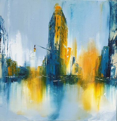 Feu rouge by Artize, Painting for Sale on Singulart