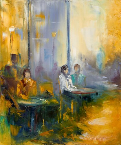 La terrasse by Artize, Painting for Sale on Singulart