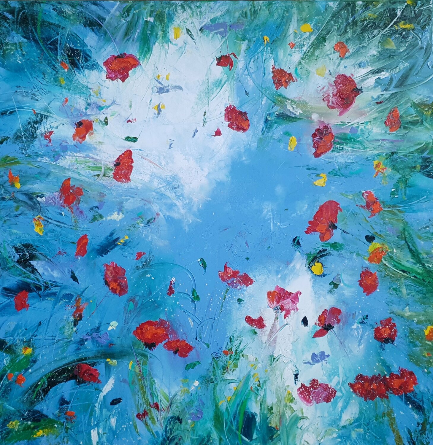 Jardin d'Eden by Artize (2021) : Painting Oil, Pastel on Canvas - SINGULART