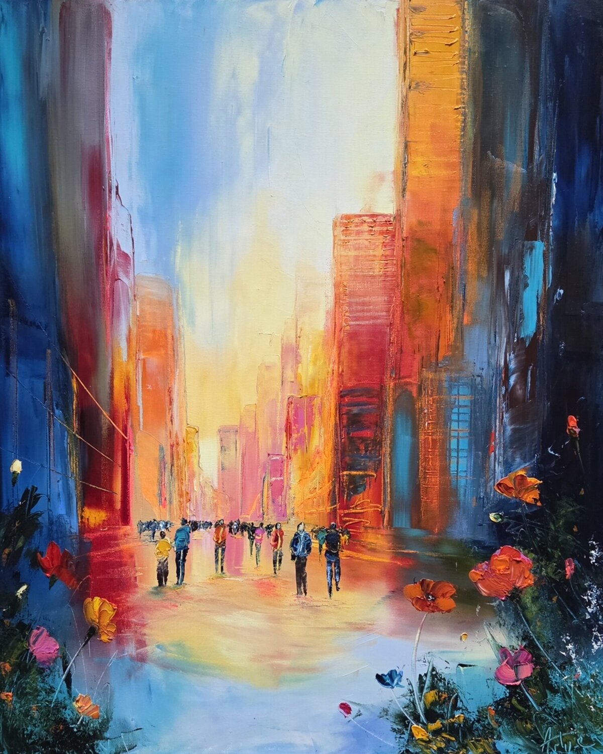 Toucher l'arc en ciel Artize Origineel schilderij te koop