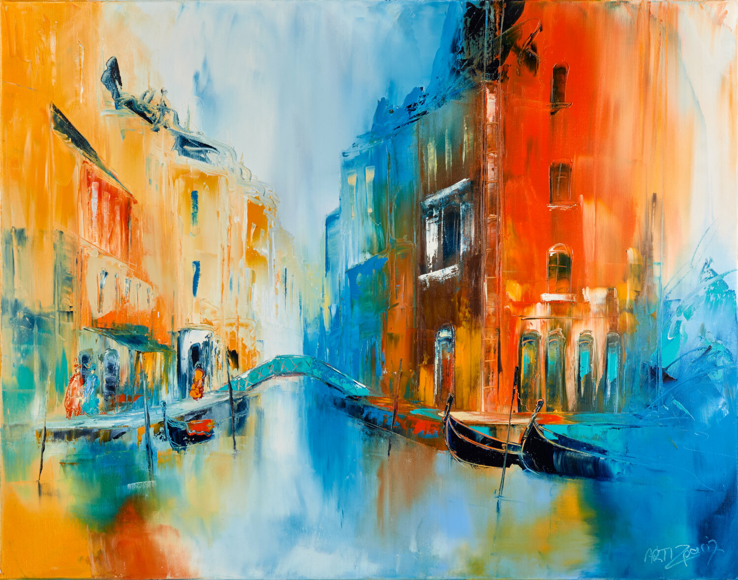 Un canal à Venise Artize