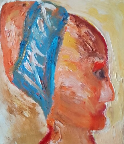 Mitternachtsfee van Antje Neppach, Schilderij te koop op Singulart